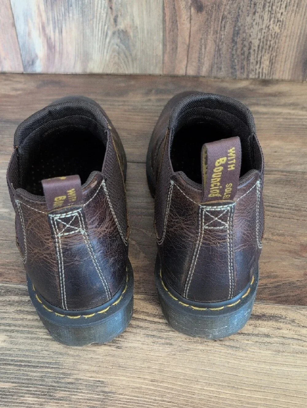Dr Martens Penly Chukka Leather Slip-On Chelsea Low Work Boots 11          C719